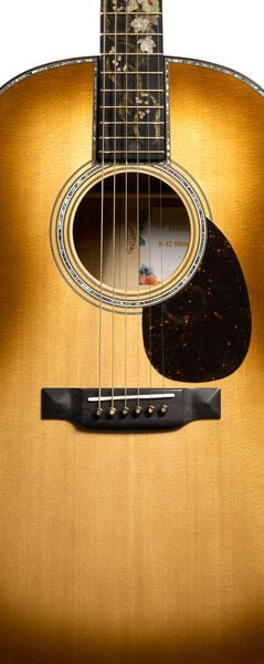 Body of Martin O'ahu K-42 Hibiscus Guitar image number 2